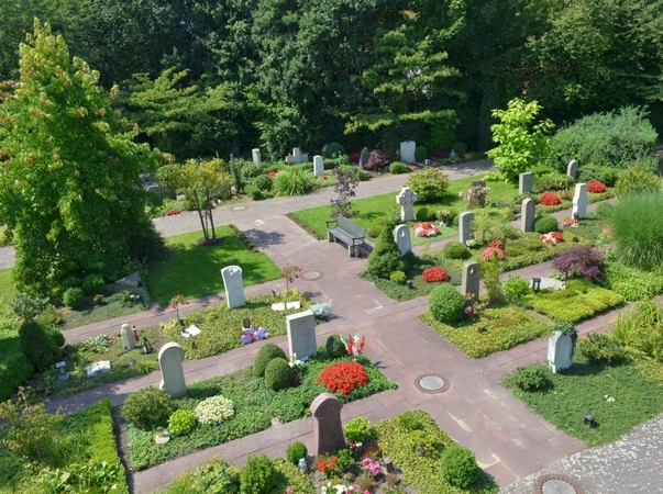 Blick von oben - Friedhof Havixbeck