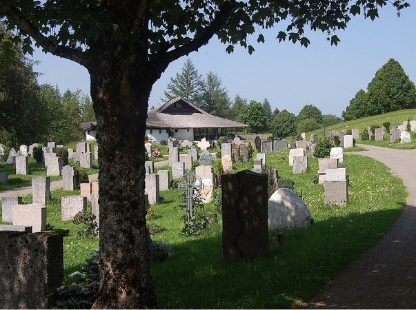 Grabfelder - Bergfriedhof in Lindenberg
