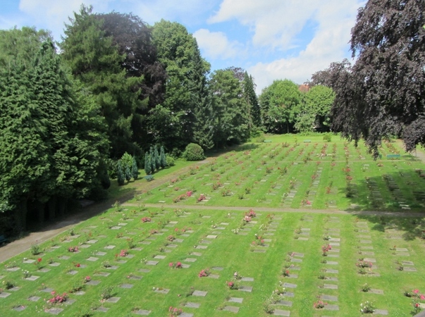 Blick über den Friedhof - Friedhof Niederländisch-reformierte Gemeinde in Wuppertal