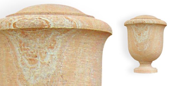 Urne aus Sandstein - Dierk Werner